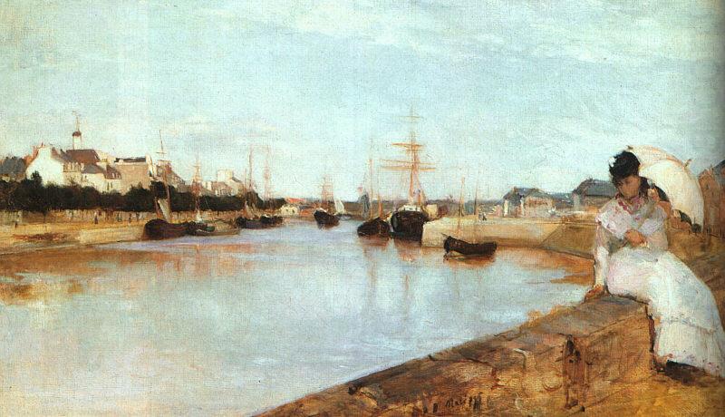 The Harbor at Lorient, Berthe Morisot